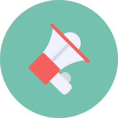 megafon vektör simgesi çizim tasarımı