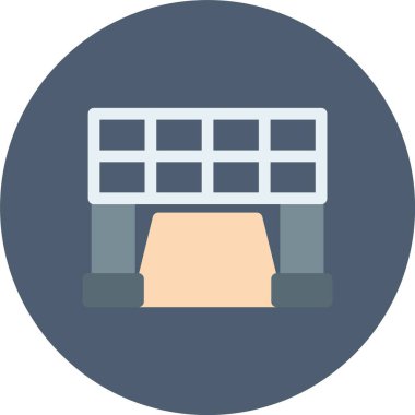 Modern b 'nin vektör illüstrasyonu inşa simgesinden yoksun