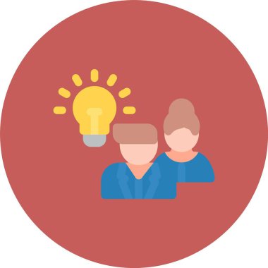 Ampul. Web simgesi vektör illüstrasyonu