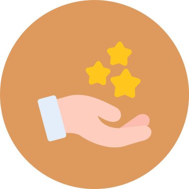 yıldız simgesi, vektör çizimi