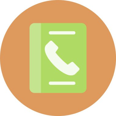 telefon düz vektör simgesi