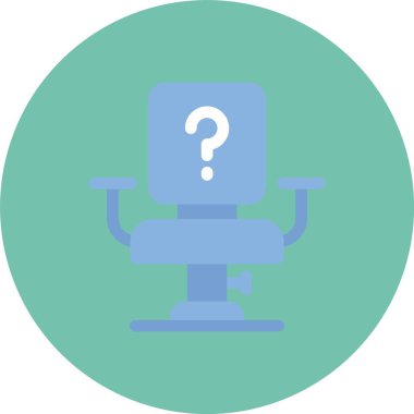 Soru simgesi, vektör illüstrasyonu