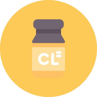 Tek izole hap ikonunun vektör illüstrasyonu.