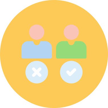 İnsan simgesinin vektör illüstrasyonu