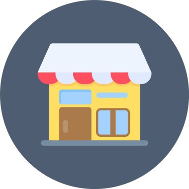 saklamak düz simgesi, vektör, illüstrasyon