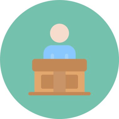 İnsan simgesinin vektör illüstrasyonu