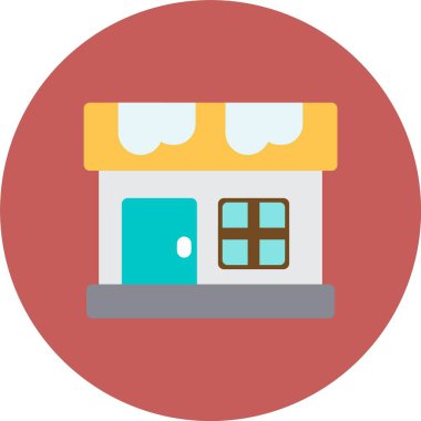 vektör mağaza simgesi çizimi