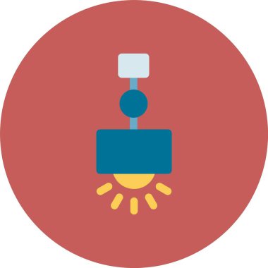 Lamba. Web simgesi basit illüstrasyon