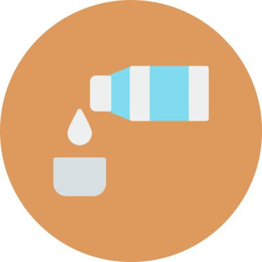 güzel su damlası vektör simgesi