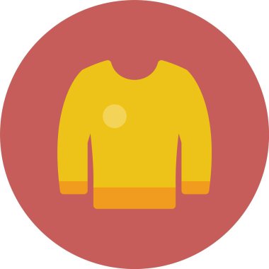 Süveter. Web simgesi basit illüstrasyon