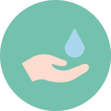 El yıkama web simgesi vektör tasarımı