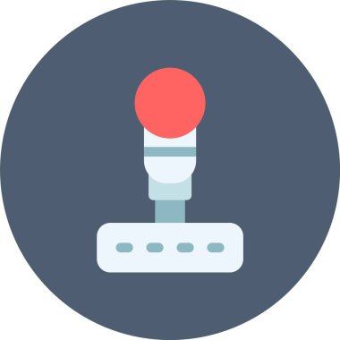 Mikrofon simgesinin vektör illüstrasyonu