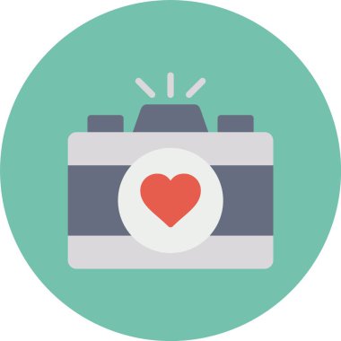 kamera simgesi vektör illüstrasyonu