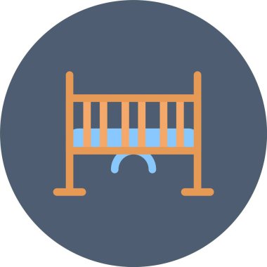 salıncak vektörü glyph çember tasarımı