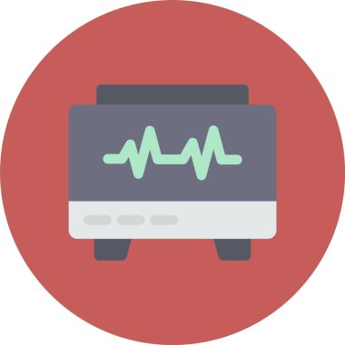 tıbbi düz renkli vektör simgesi