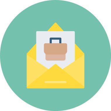 posta zarfı simgesi. vektör illüstrasyonu