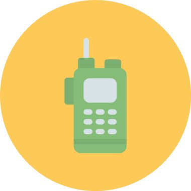 Telefon Düz Işık Vektör Simgesi Tasarımı