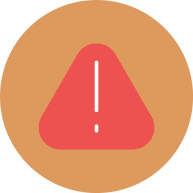 Web Kullanımı için Basit Vektör Resimlemesi Uyarı