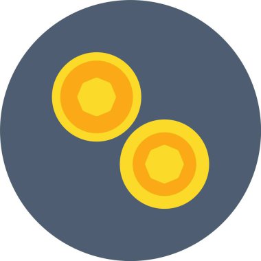 Para simgesinin vektör illüstrasyonu