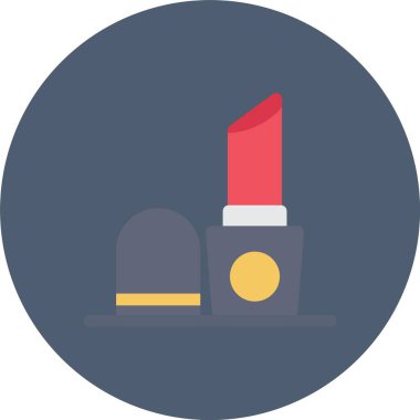 güzel ruj vektör simgesi