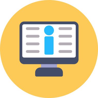 bilgisayar simgesi vektör illüstrasyonu