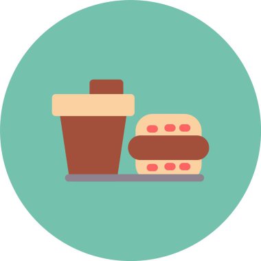 Fırın. Web simgesi basit illüstrasyon