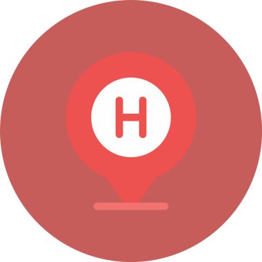 harita pin vektör illüstrasyon simgesi işareti