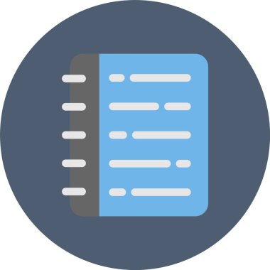 vektör belgesi düz daire simgesi