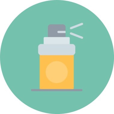 Modern basit tasarımda ilaç ilaç şişesi vektör simgesi