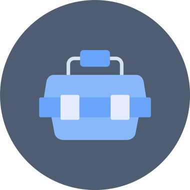 çanta simgesi vektör illüstrasyonu