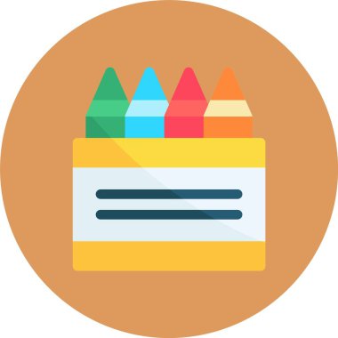 Yaratıcı renkli vektör simgesi