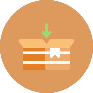 güzel kutu vektör simgesi