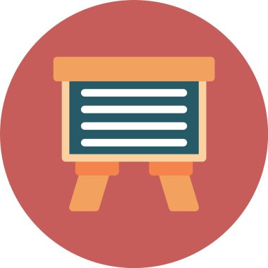 Modern eğitim ikonunun vektör illüstrasyonu