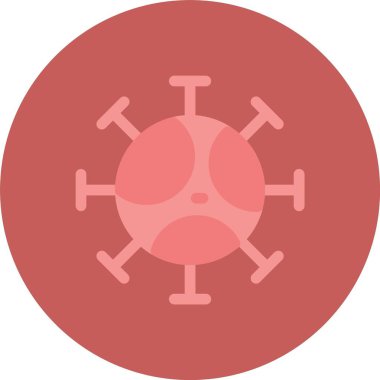 Coronavirus Simgesi, Vektör İllüstrasyonu