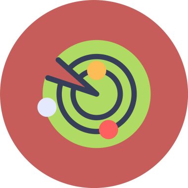 İş hedef vektör simgesi