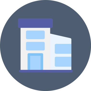 Bina. Web simgesi basit tasarım