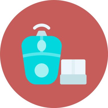 Çanta simgesi olan bir çantanın vektör çizimi