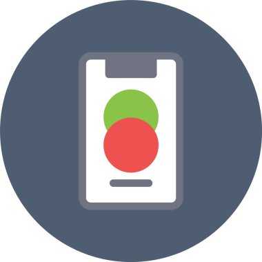 Smartphone Simgesi, vektör illüstrasyonu