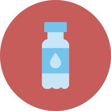 Bir ilaç şişesi simgesinin vektör çizimi