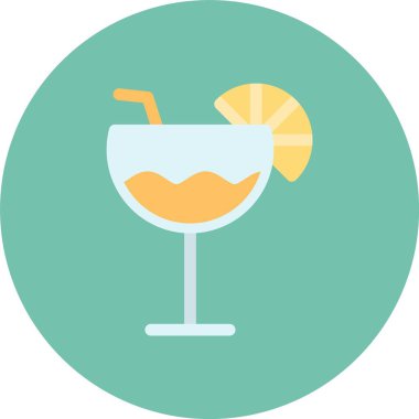 içki ikonu vektör illüstrasyonu