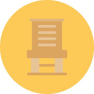 Namlu düz daire vektör simgesi deseni