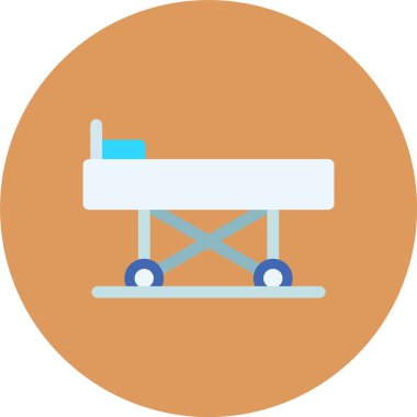 Web Kullanımı için Sedye, Basit Vektör İllüstrasyonu