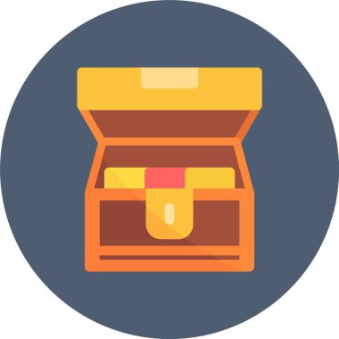 Boks yap. Web simgesi vektör illüstrasyonu