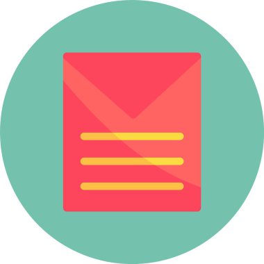 e-posta simgesi düz biçimli