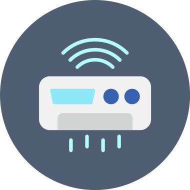 Kablosuz. Web simgesi basit illüstrasyon