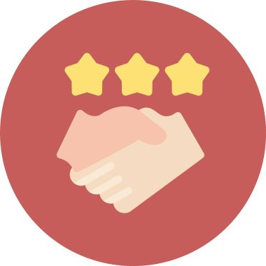 reyting vektör simgesi. biçim iki renkli düz simge sembolü, yuvarlak açılar, beyaz arkaplan