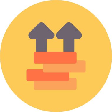 yemek pişirme ikonu düz stil