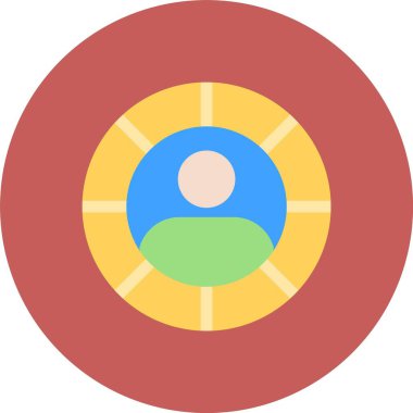 Bayrak Düz Vektör Simgesi