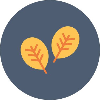 vektör sonbahar düz simgesi