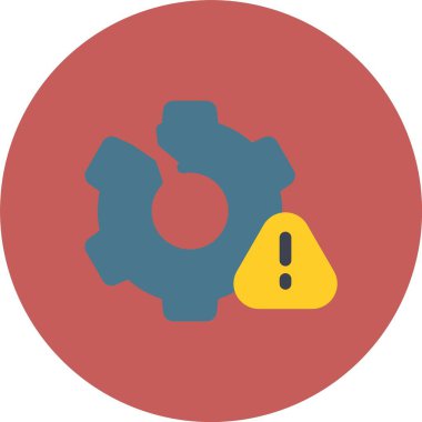 Alarm uyarısı simgesi - dış hat biçiminde